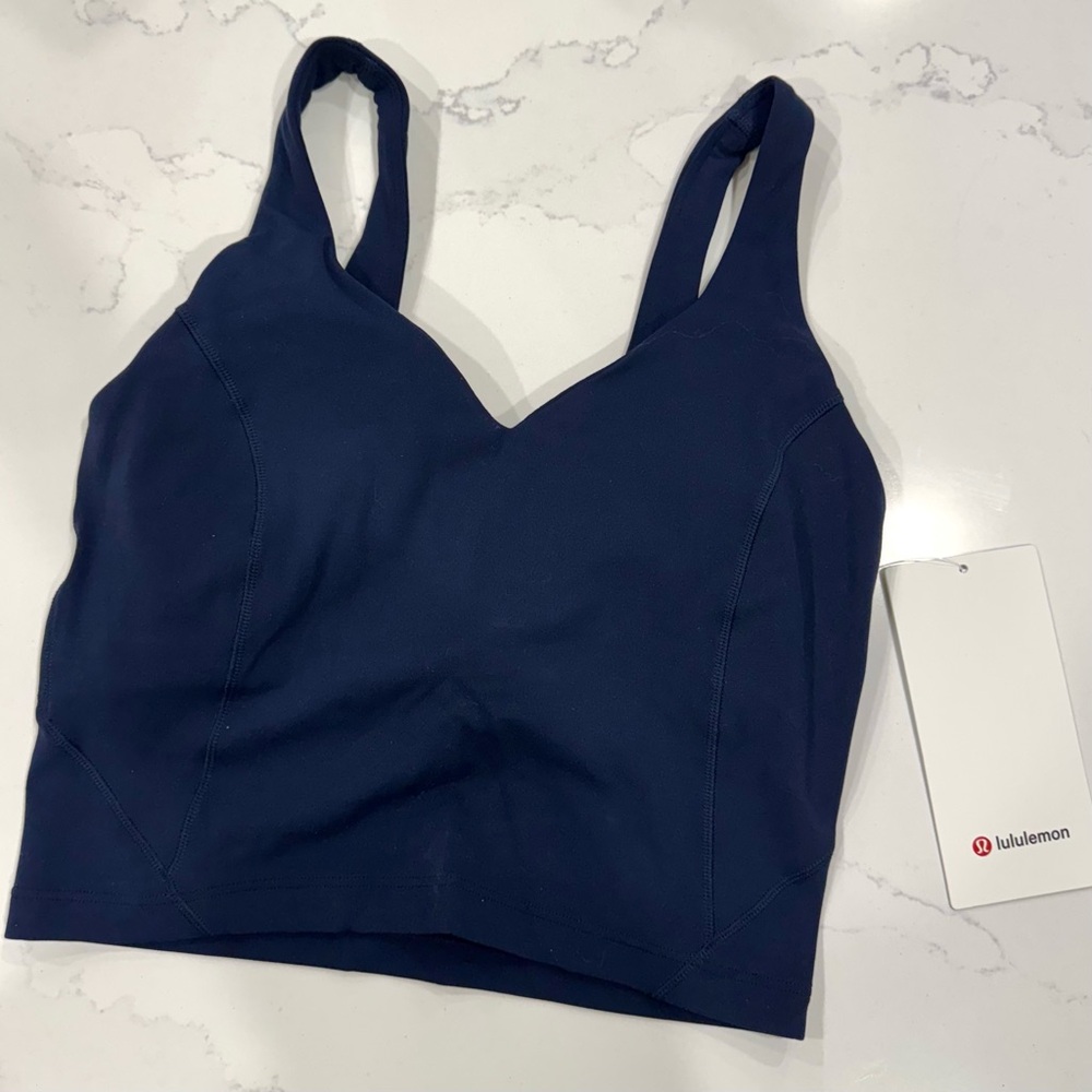 lululemon Align Tank C/D cup size 2 Women's Navy BNWT
